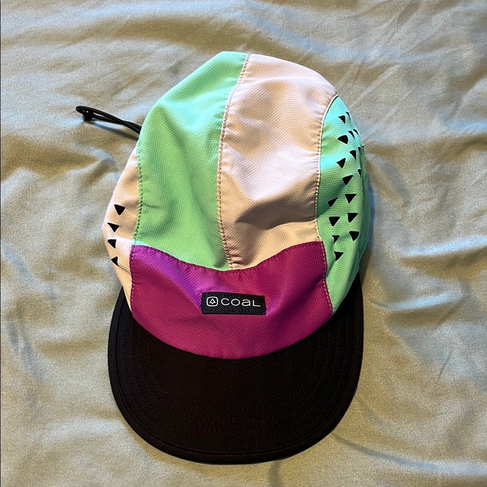 Coal Green and Pink Hat